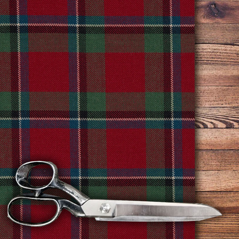 Sinclair Red Muted - Old and Rare Tartan Medium