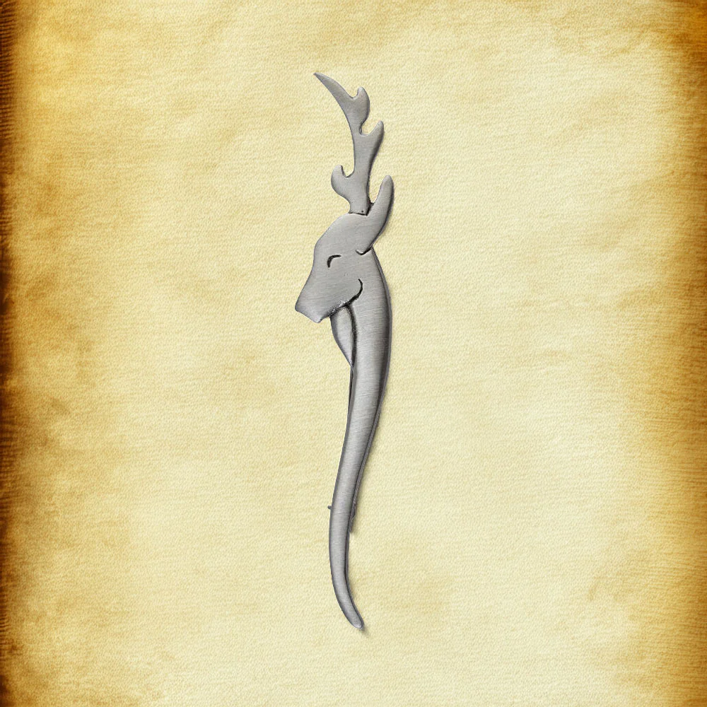 Stag Head Kilt Pin