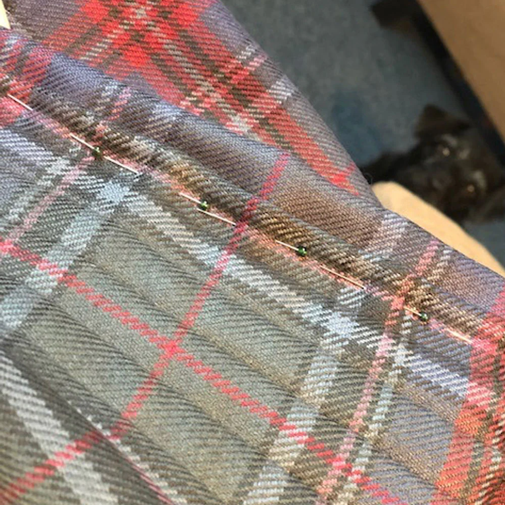 Stewart Grey Heavyweight Hand Stitched Kilt - Image 2