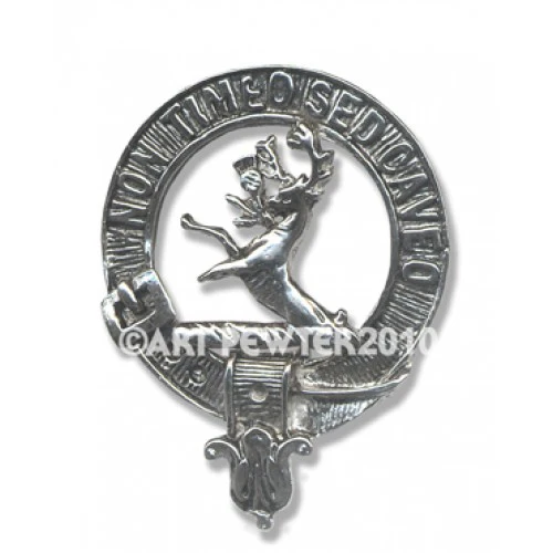 Strachan Pewter Clan Crest Buckle For Kilt Belts - Image 2