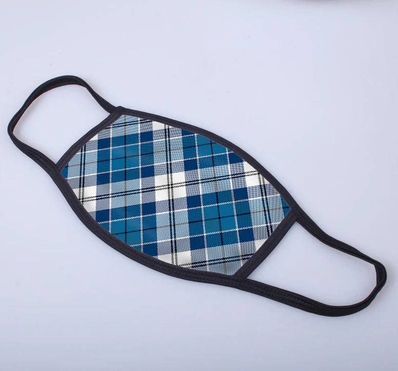 Strathclyde Tartan Printed Face Mask