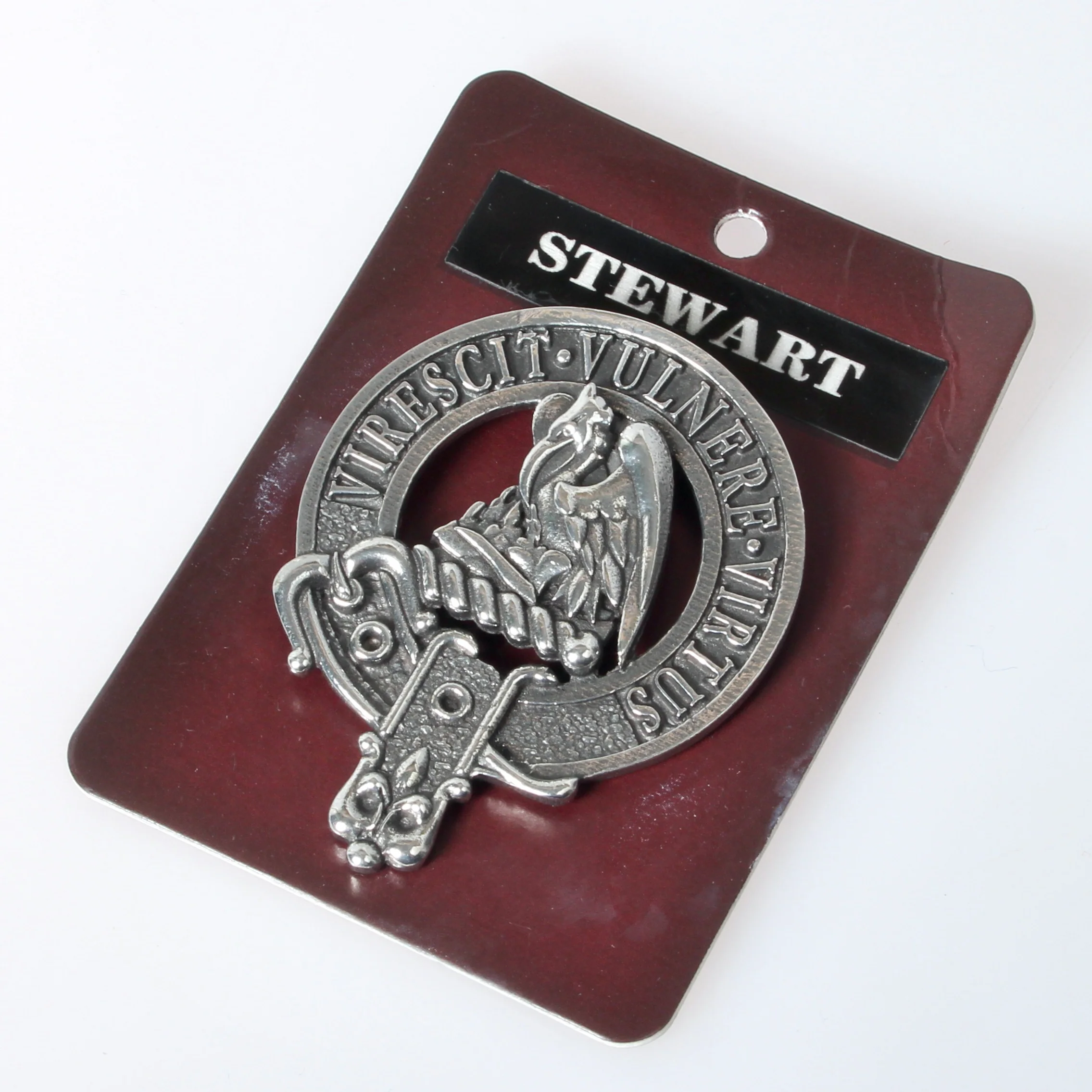 Stewart Clan Crest Badge in Pewter