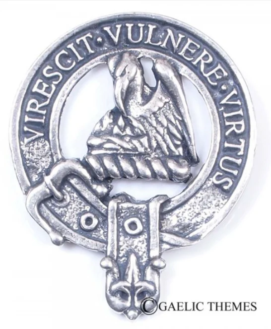 Stewart Clan Crest Badge in Pewter - Image 2