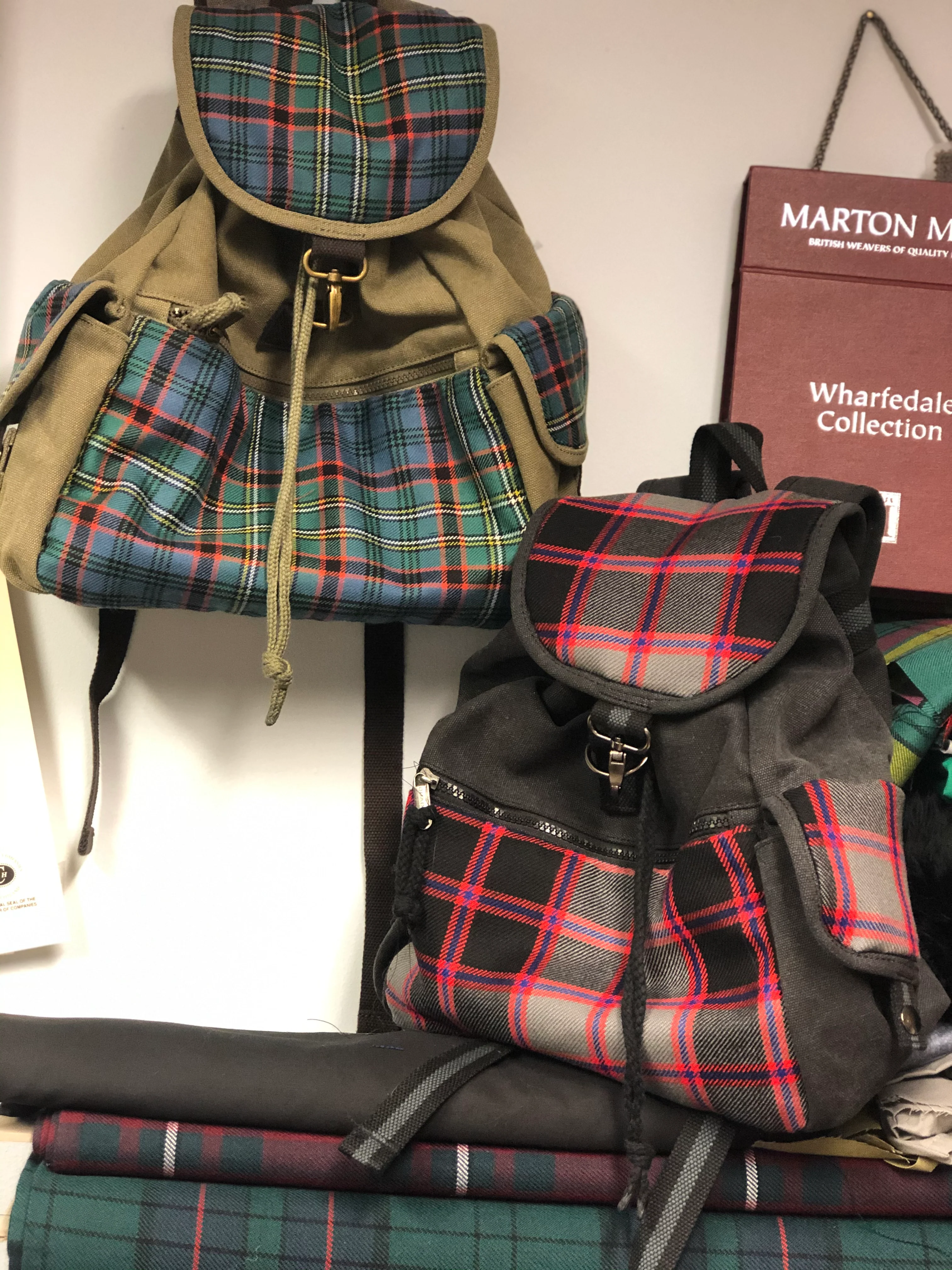 Tartan and Canvas Rucsac - Pick your tartan - Image 3