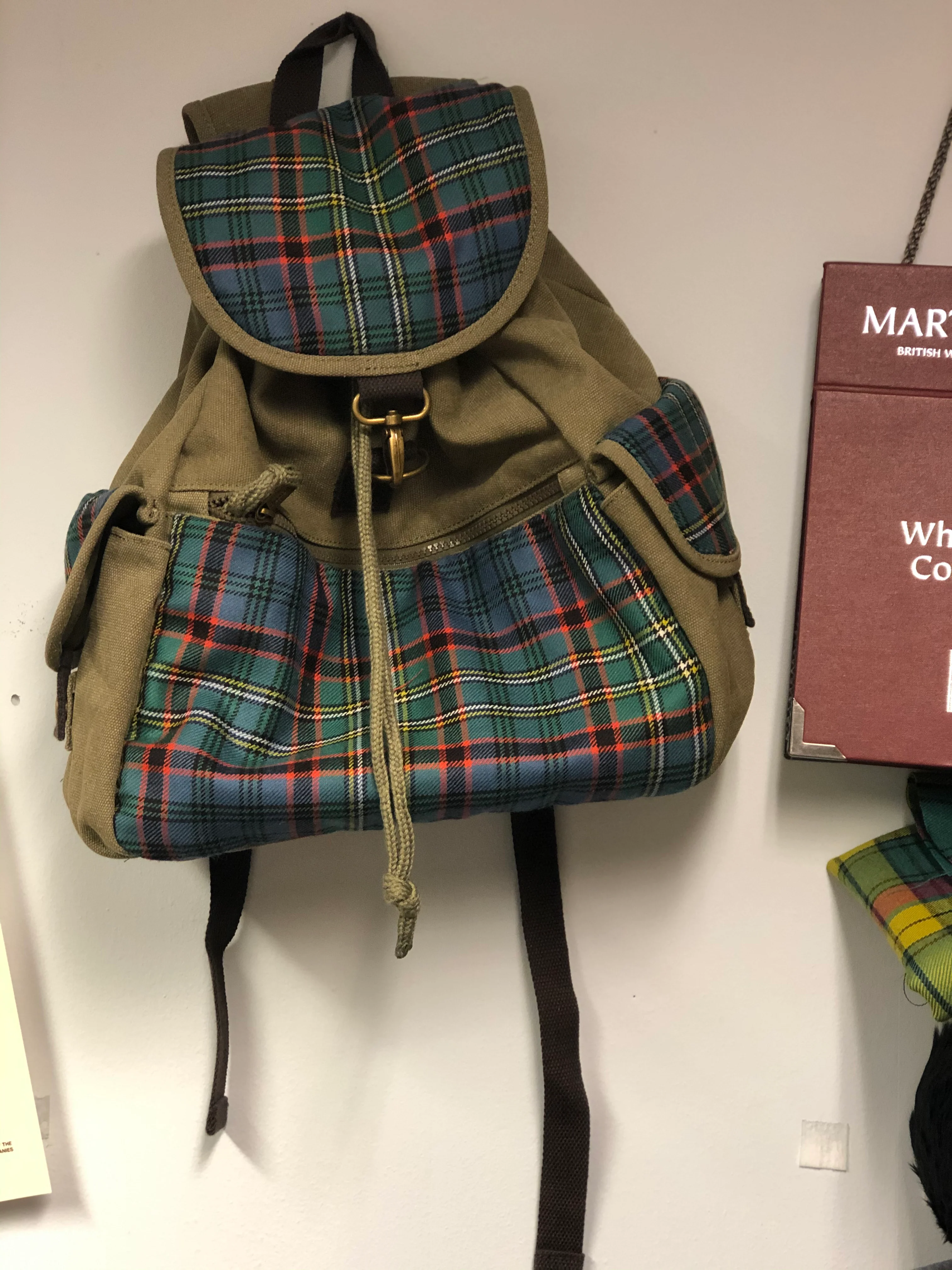 Tartan and Canvas Rucsac - Pick your tartan - Image 4