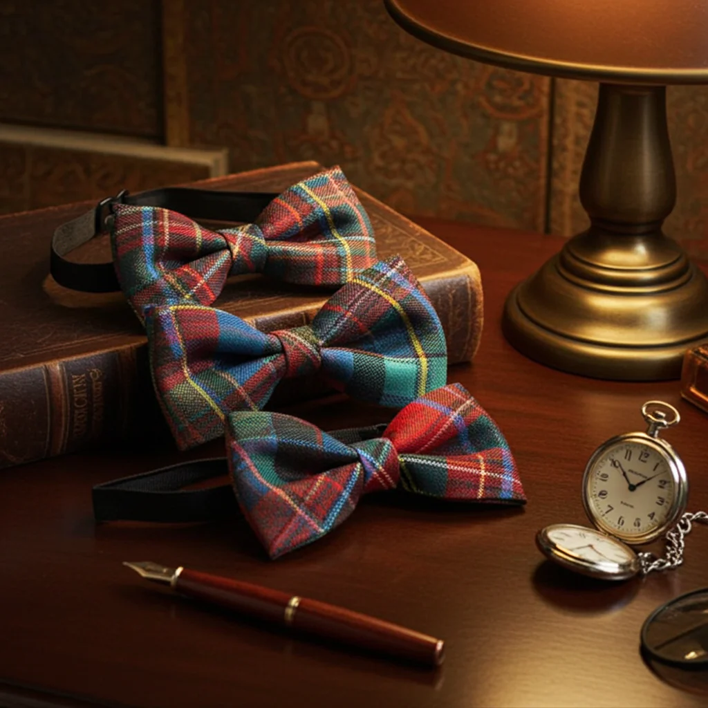 Tartan Bow Tie (100% Wool) - Image 3