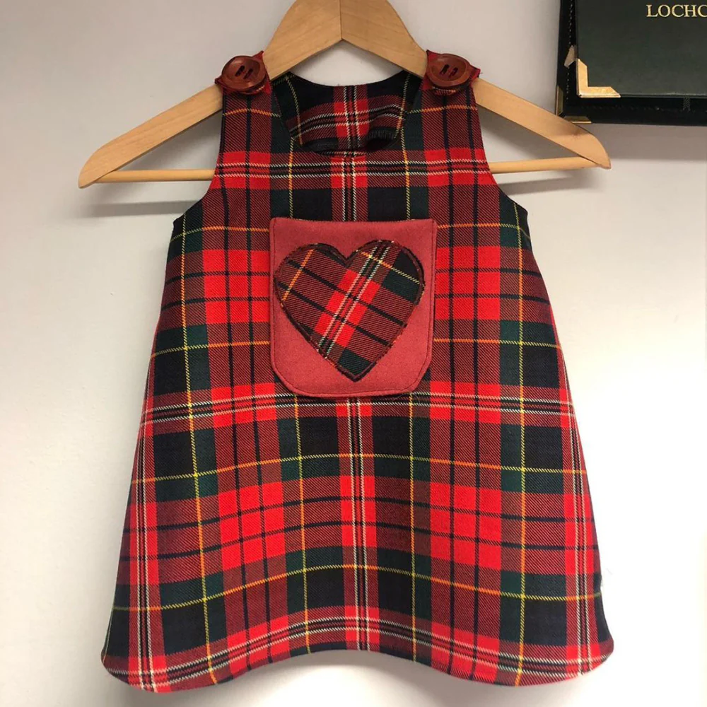 Tartan Pinafore - any Medium Weight Tartan - Image 3