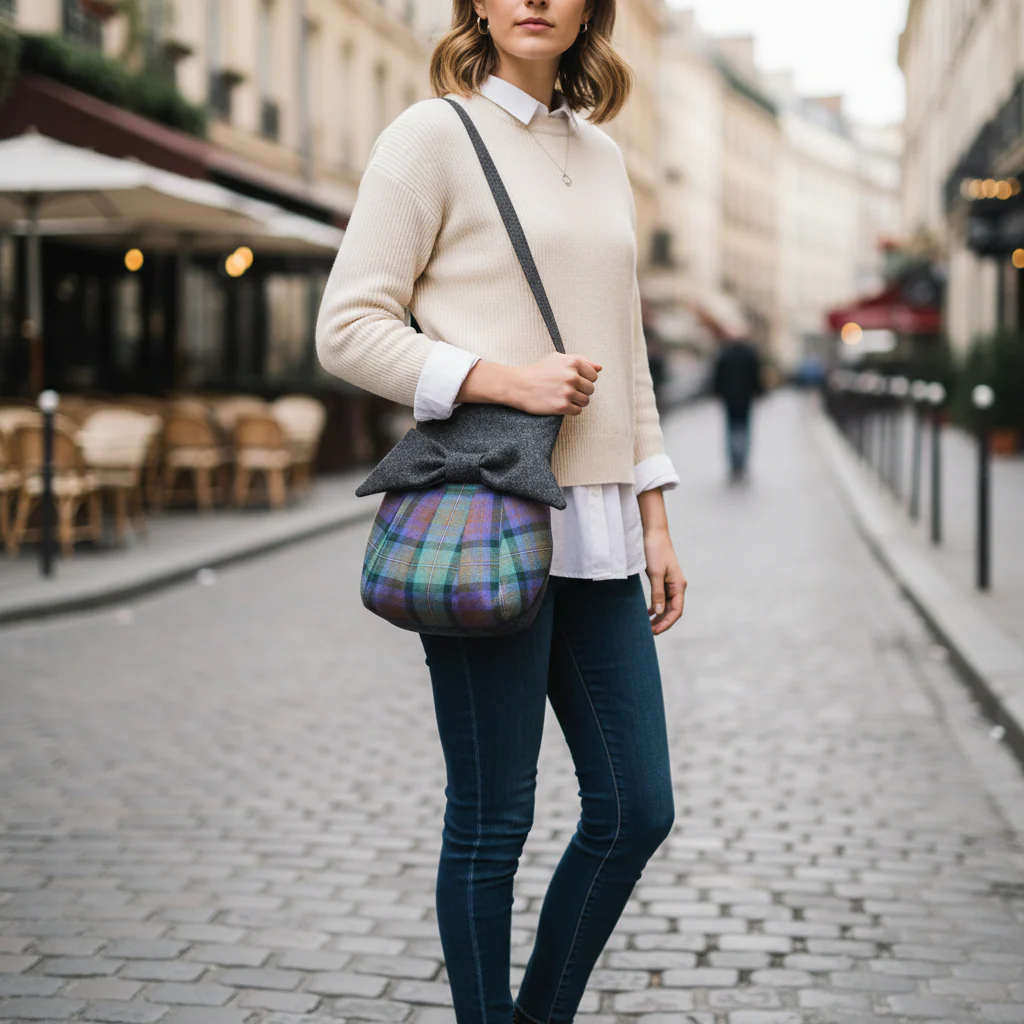 The Effie Bag - Custom made in your choice of tartan - Image 4