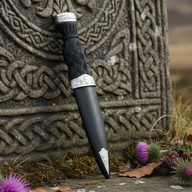 Thistle Pattern Top Sgian Dubh