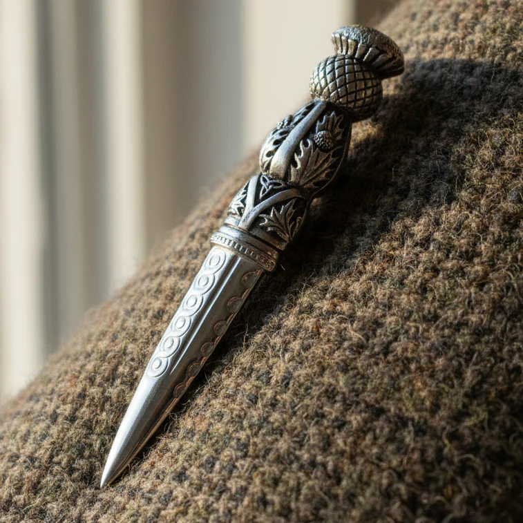 Thistle 'S/D Style' Kilt Pin