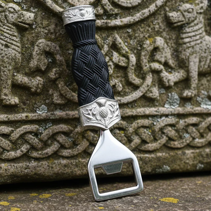 Thistle Top Bottle Opener Sgian Dubh