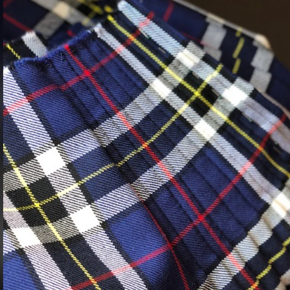 Thompson Blue Modern Heavyweight Hand Stitched Kilt - Image 2
