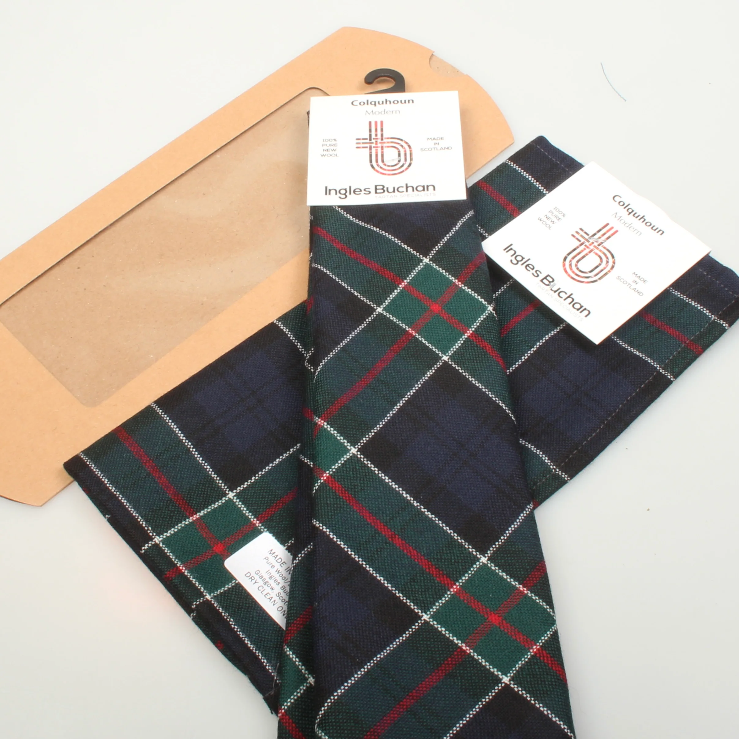 Tie and Pocket Square Gift Set - Colquhoun Modern Tartan - Image 3