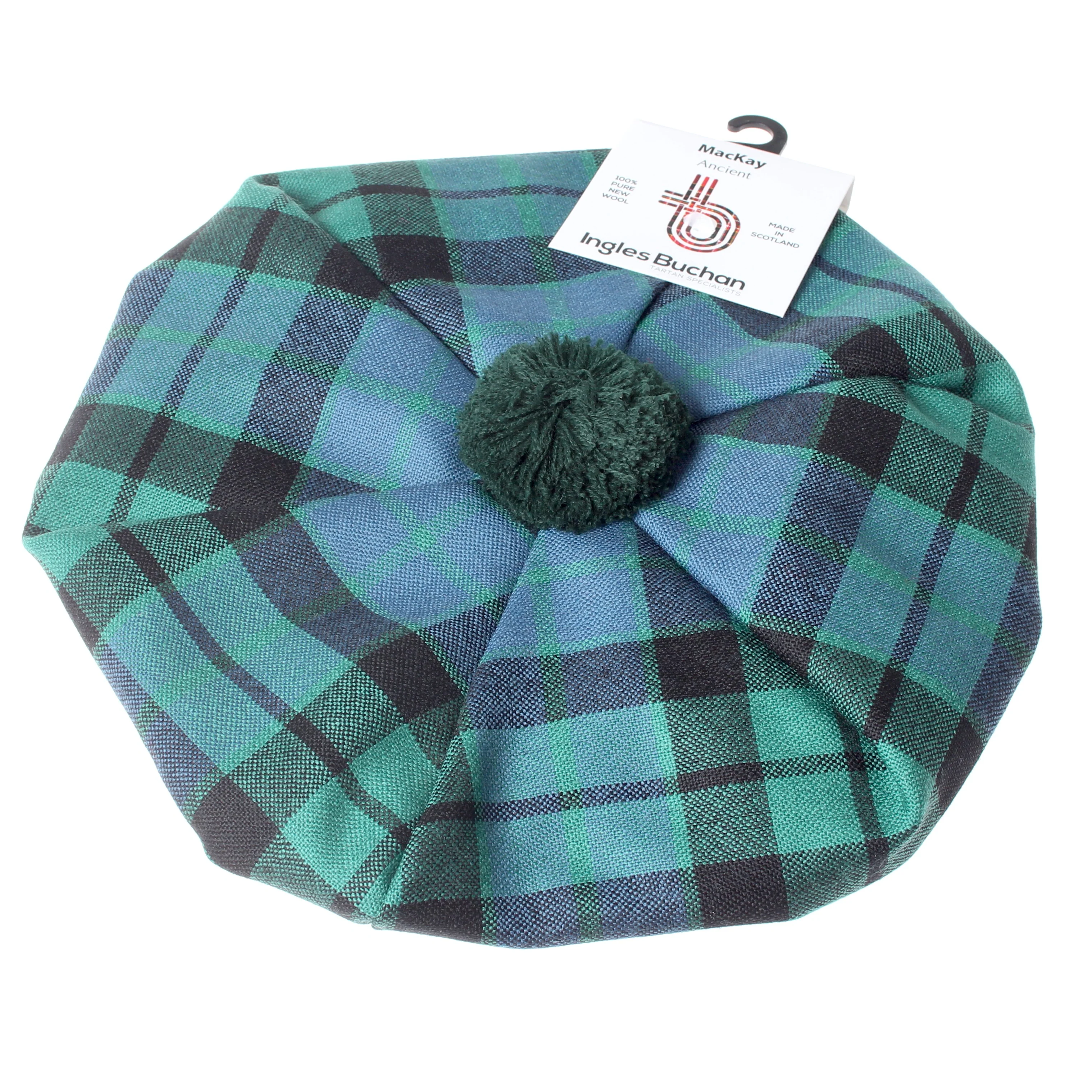 Unisex Wool Tam in MacKay Ancient Tartan