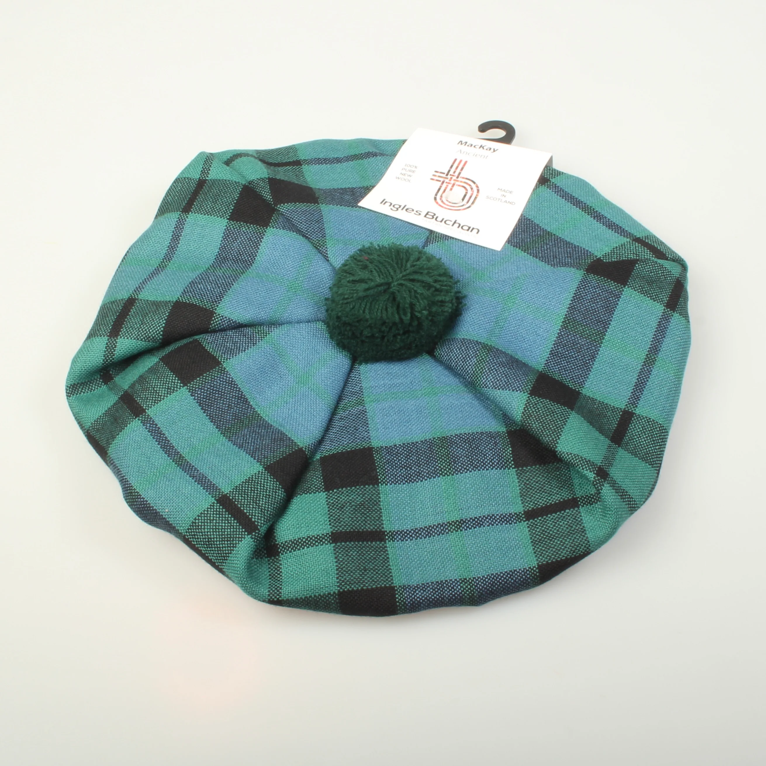 Unisex Wool Tam in MacKay Ancient Tartan - Image 4
