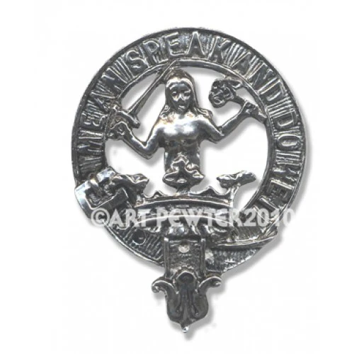 Urquhart Pewter Clan Crest Buckle For Kilt Belts - Image 2