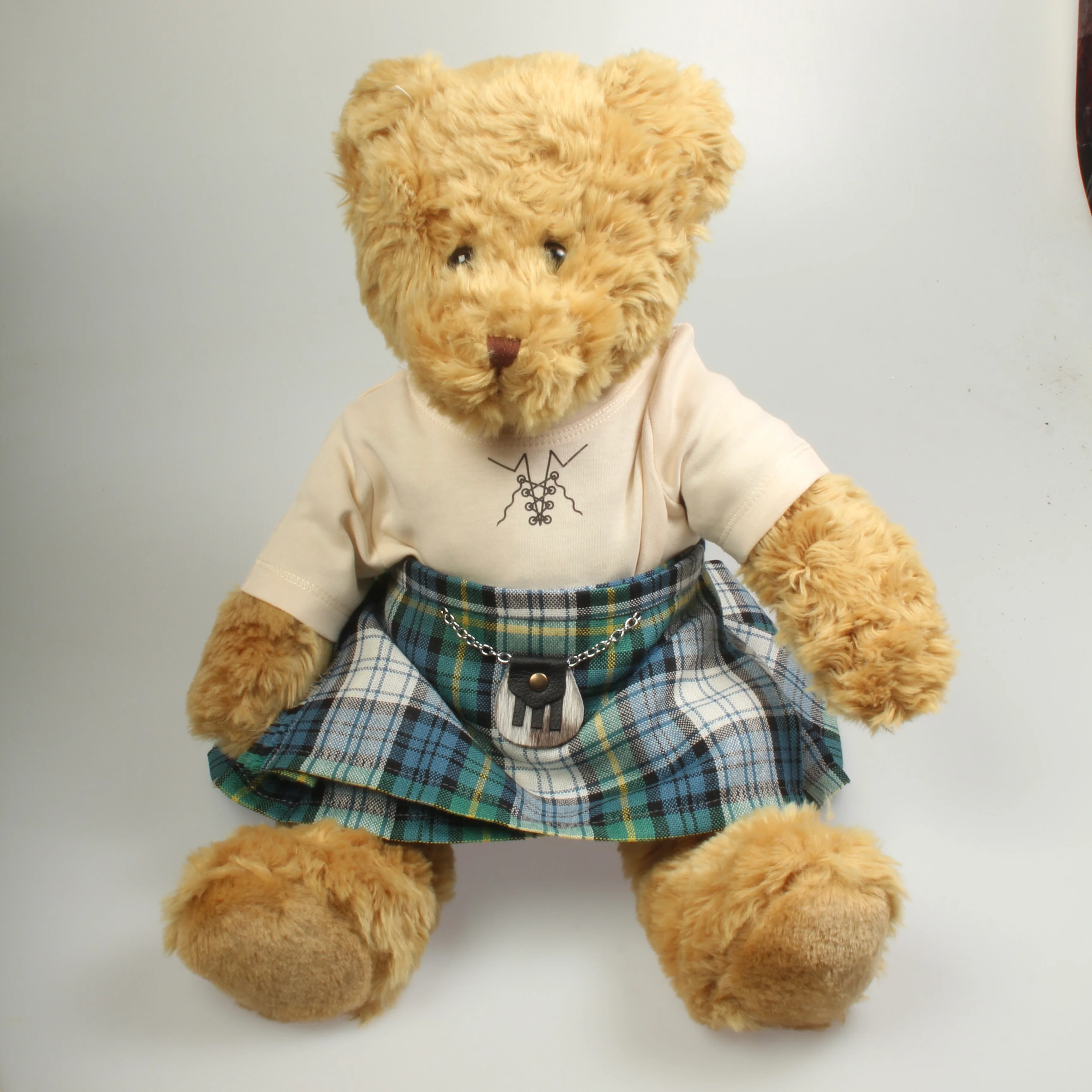Wee Callum Ancestral Bear in Gordon Tartan - Image 2