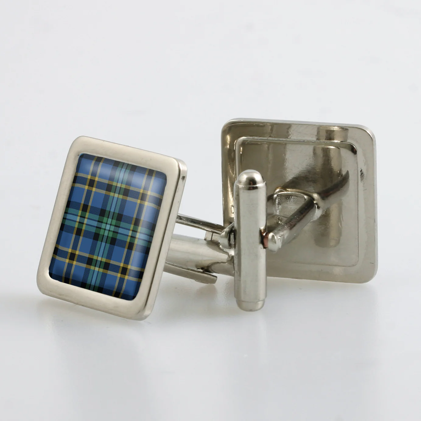 Weir Ancient Tartan Cufflinks - Choose Your Shape.