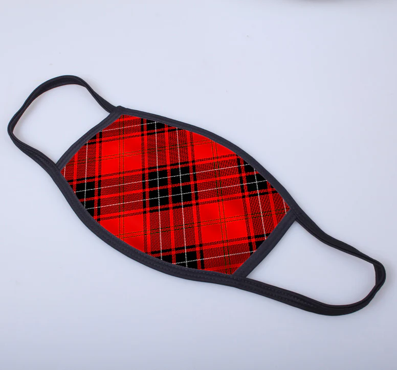 Wemyss Modern Tartan Printed Face Mask