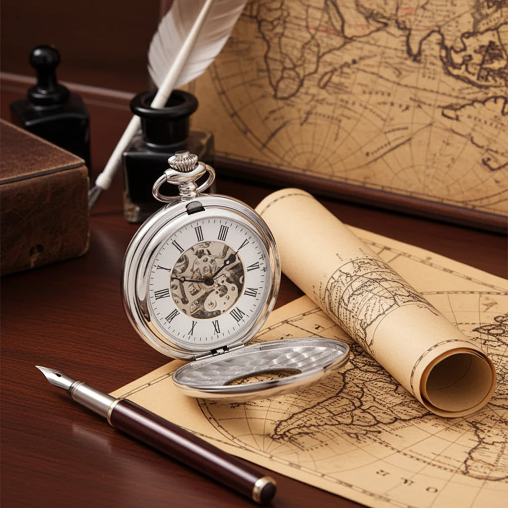 Windsor Mechanical Pocket Watch - Image 3