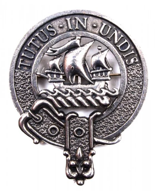 Wood Clan Crest Badge in Pewter - Image 2