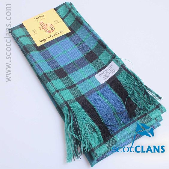 Full Length Sash in MacKay Ancient Tartan - Image 2