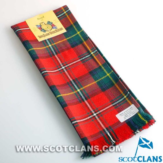 Wool Scarf in Boyd Tartan - Image 2