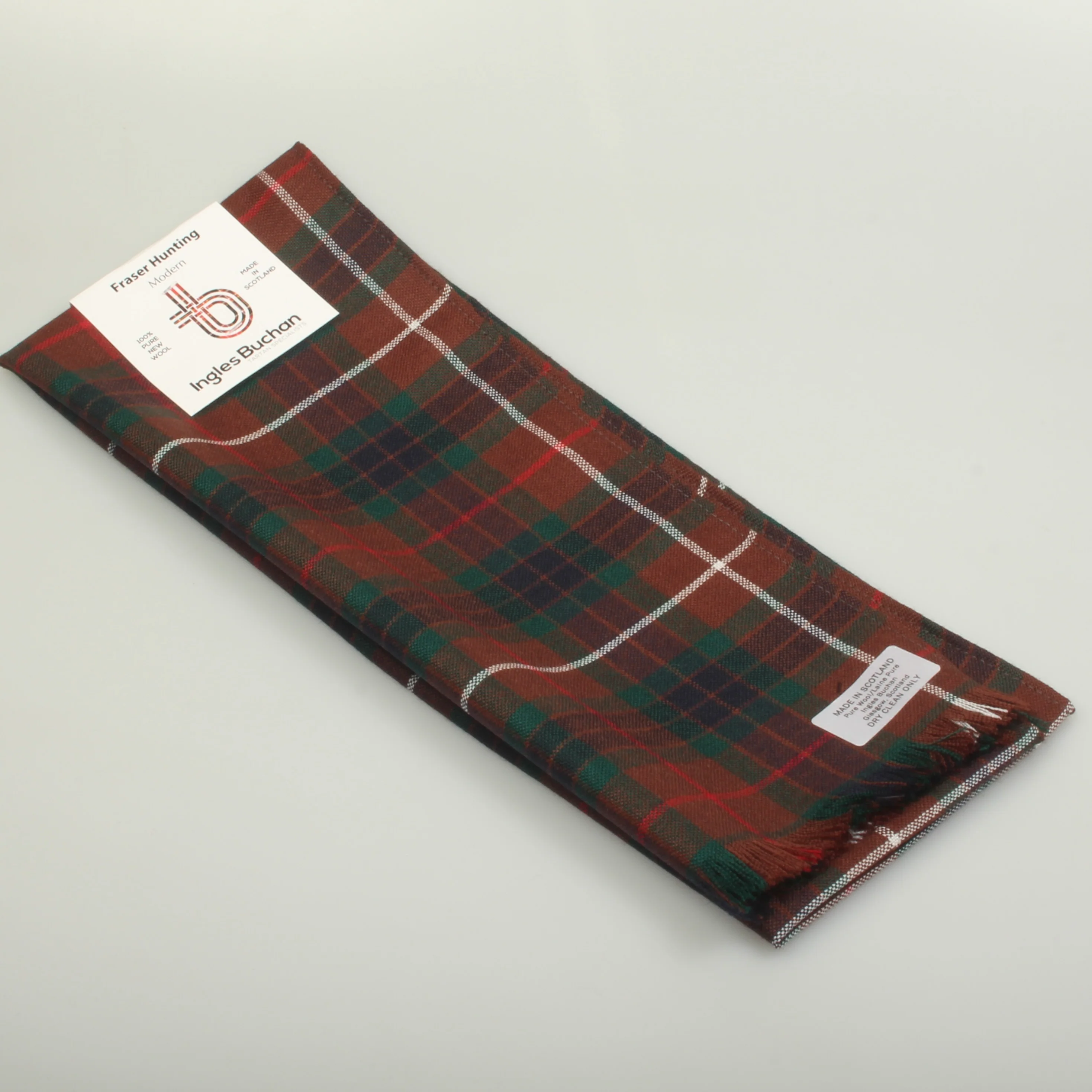Wool Scarf in Fraser Hunting Modern Tartan - Image 4