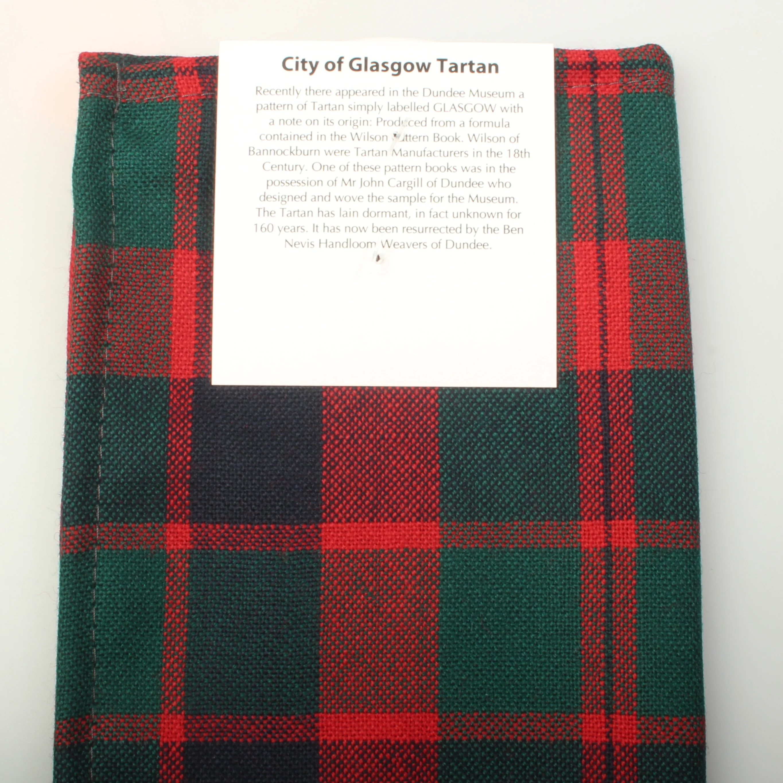 Wool Scarf in Glasgow Tartan. - Image 3
