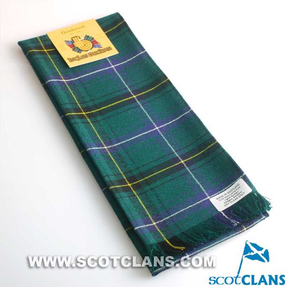 Wool Scarf in Henderson Modern Tartan - Image 2