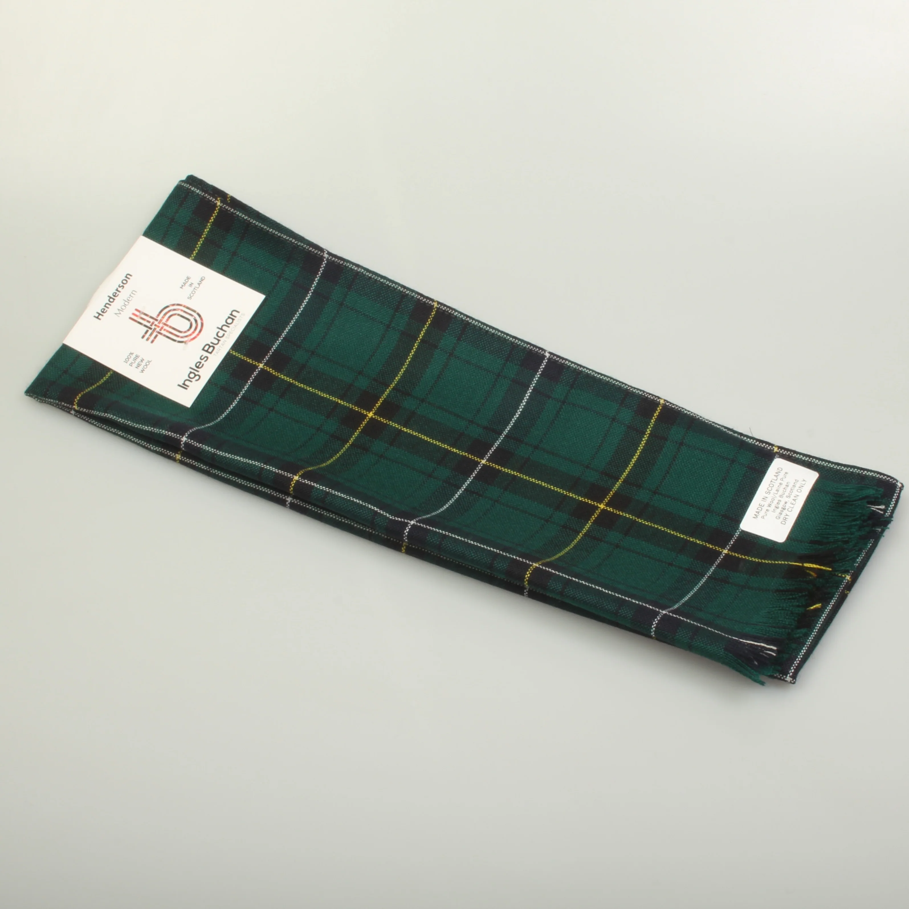 Wool Scarf in Henderson Modern Tartan - Image 3