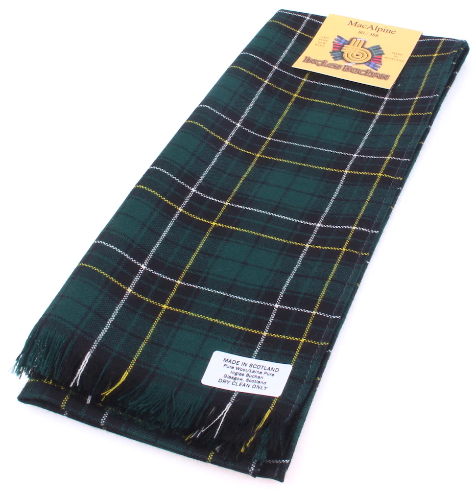 Wool Scarf in MacAlpine Modern Tartan - Image 2