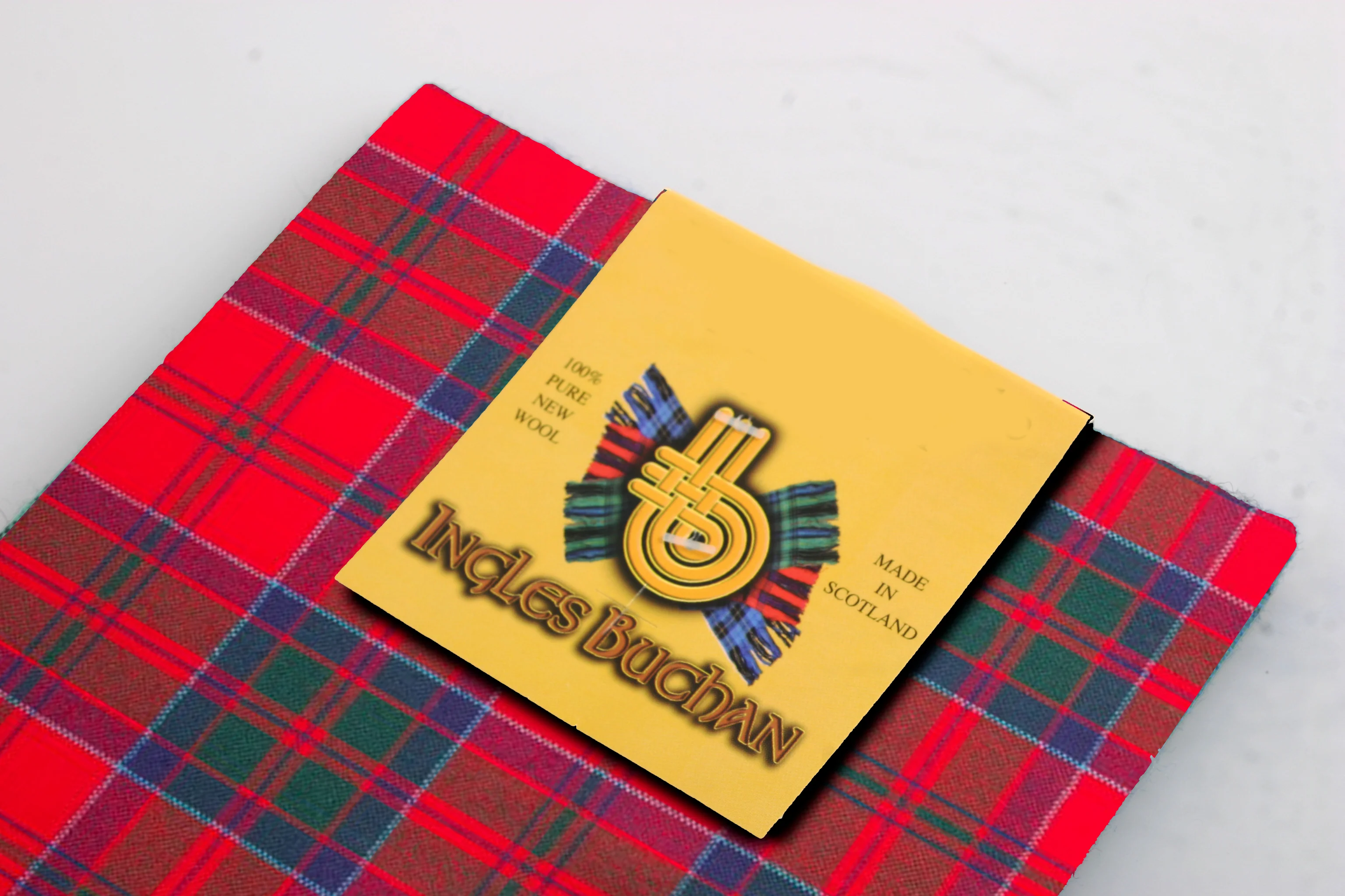 Wool Scarf in MacDonald of Keppoch Modern Tartan. - Image 2