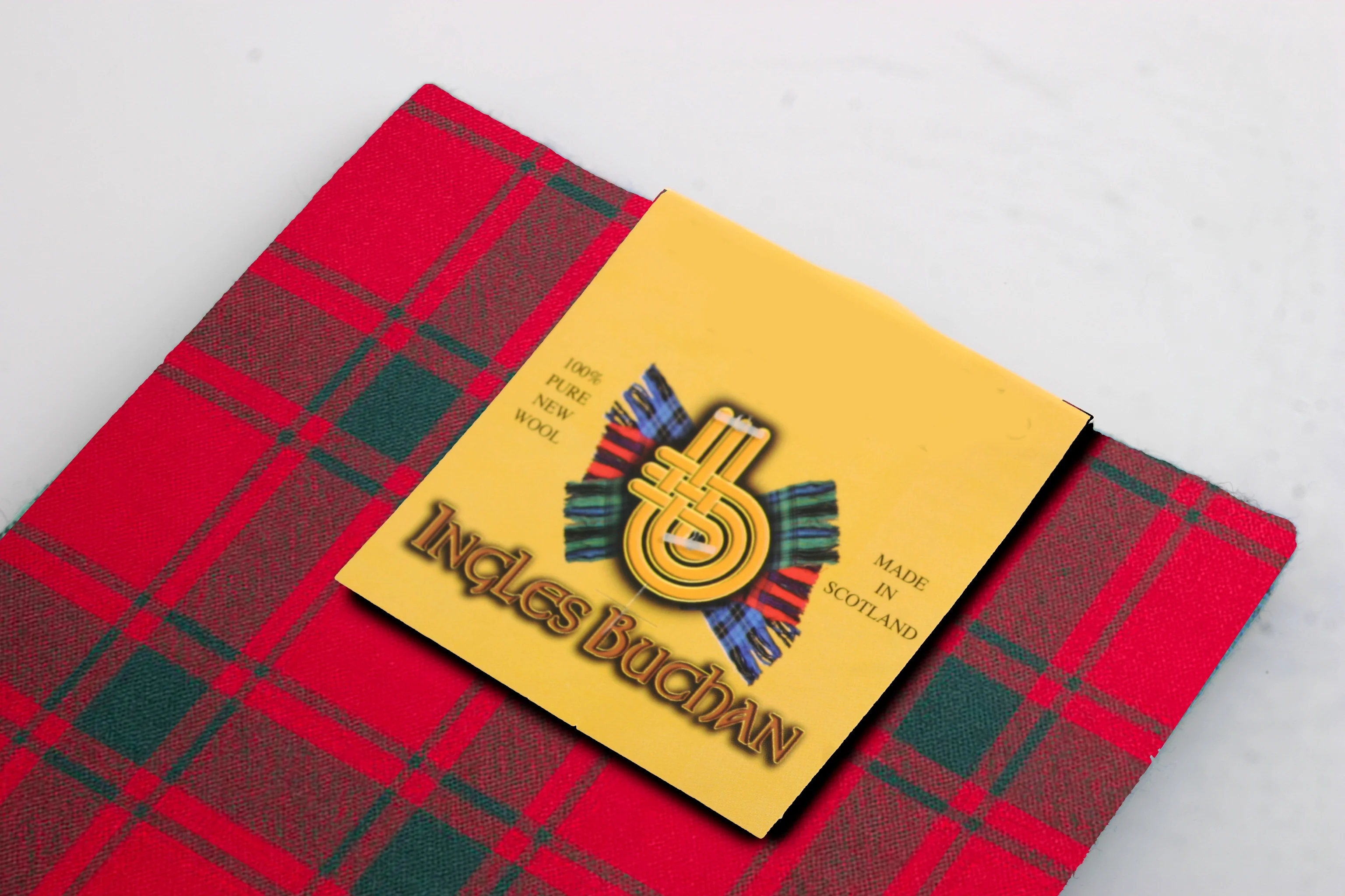 Wool Scarf in MacDonald of Sleat Tartan - Image 2