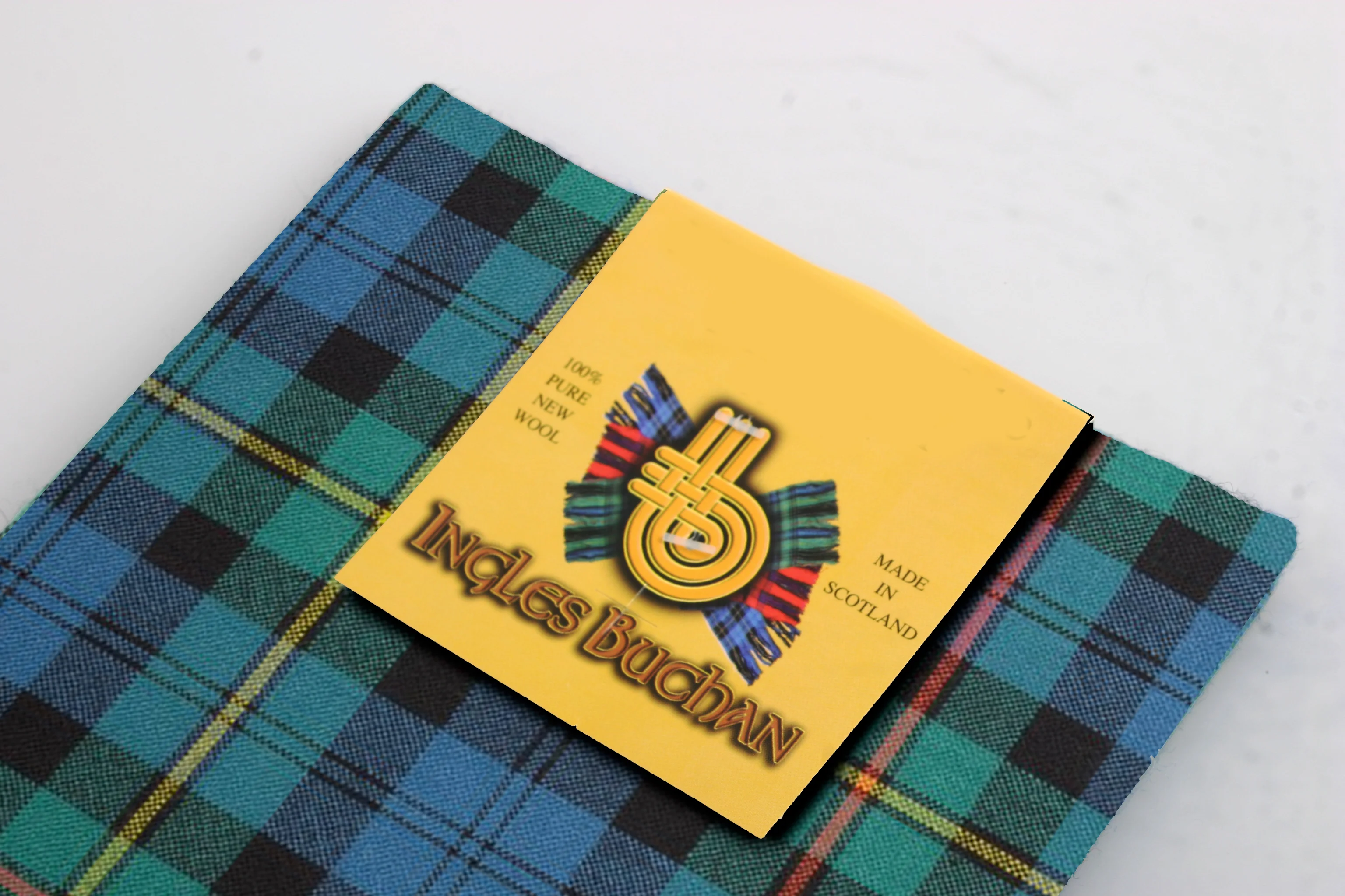 Wool Scarf in MacEwan Ancient Tartan - Image 3