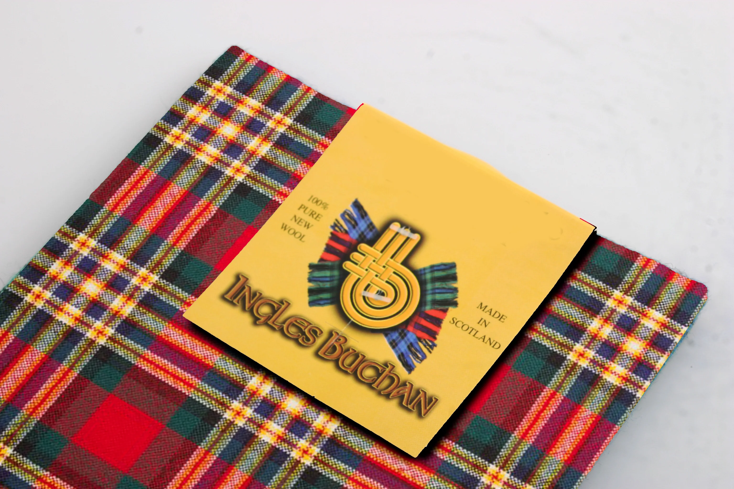 Wool Scarf in MacGill Modern Tartan - Image 2