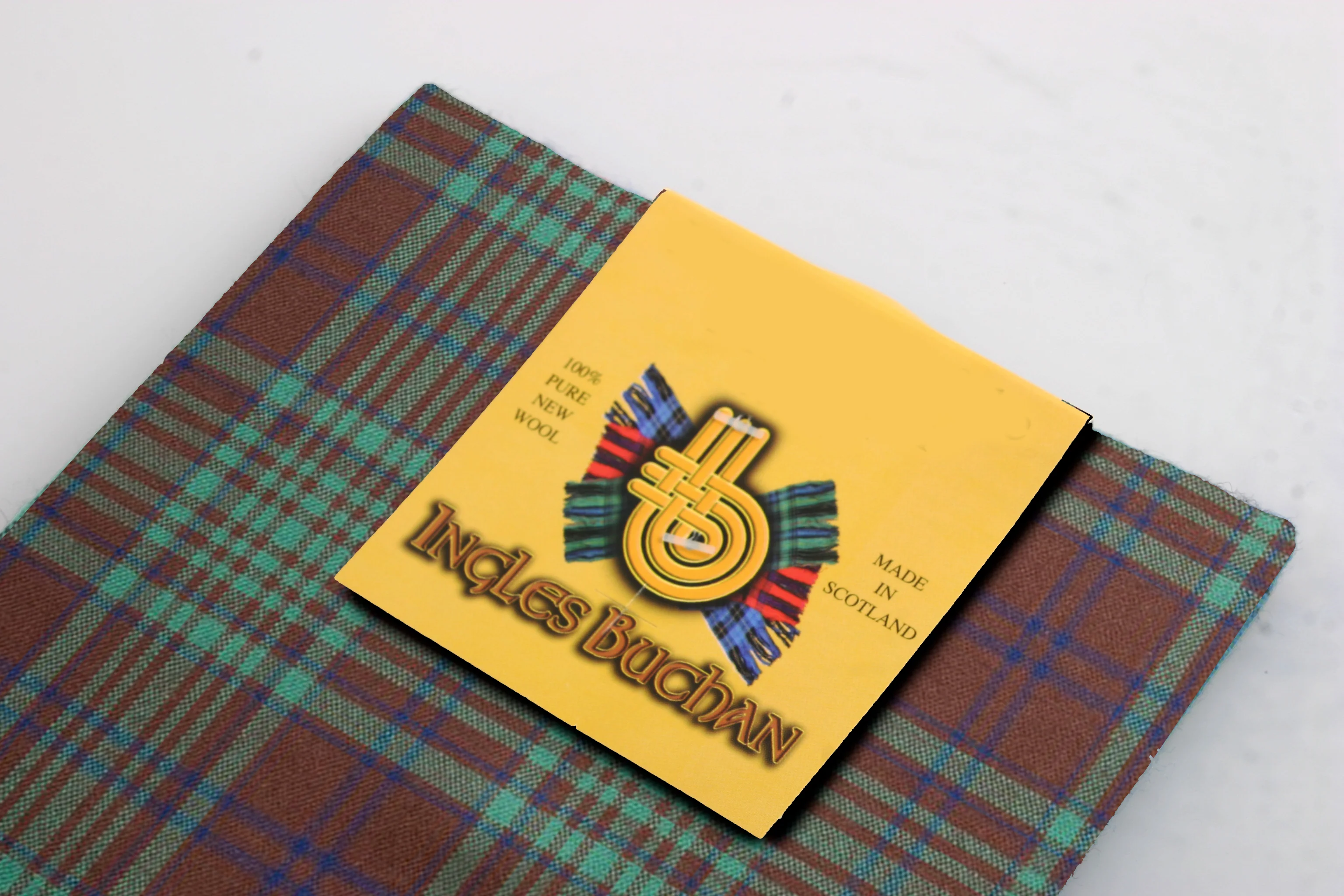 Wool Scarf in MacGillivray Hunting Ancient Tartan - Image 3