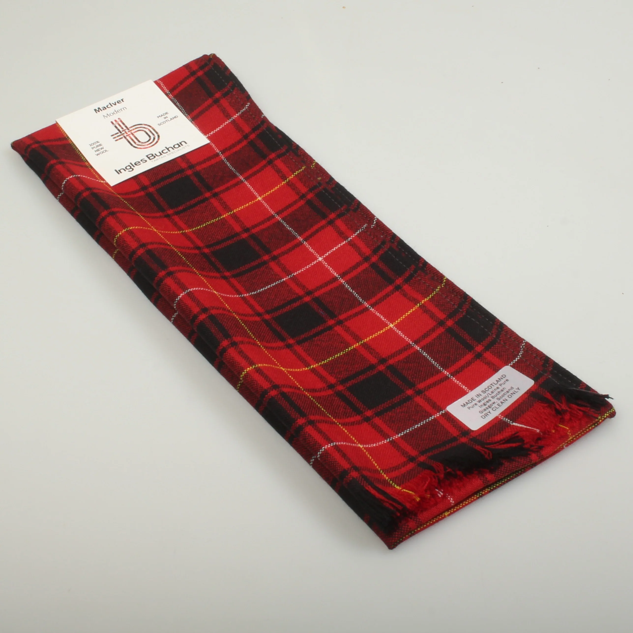 Wool Scarf in MacIver Modern Tartan