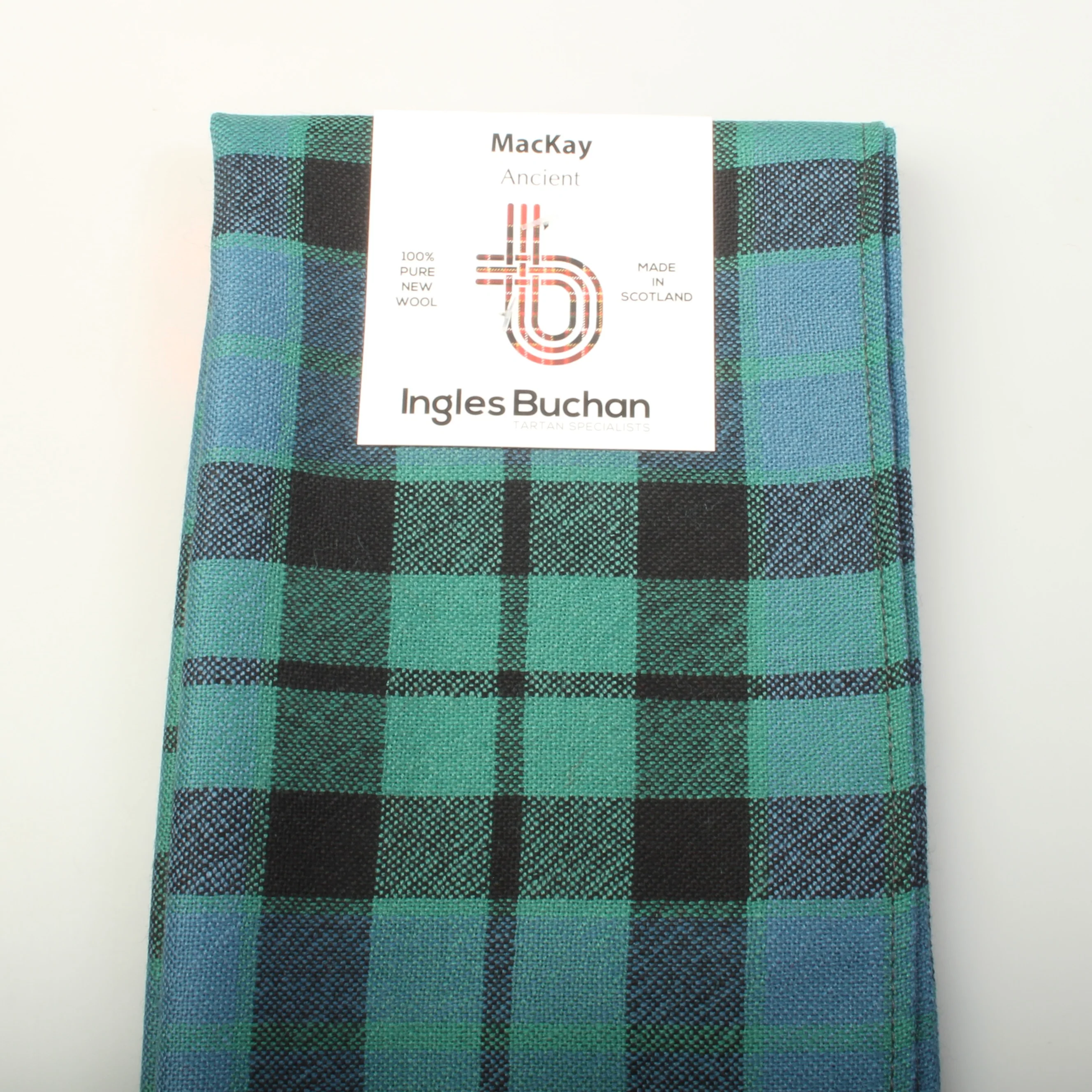 Wool Scarf in MacKay Ancient Tartan - Image 5