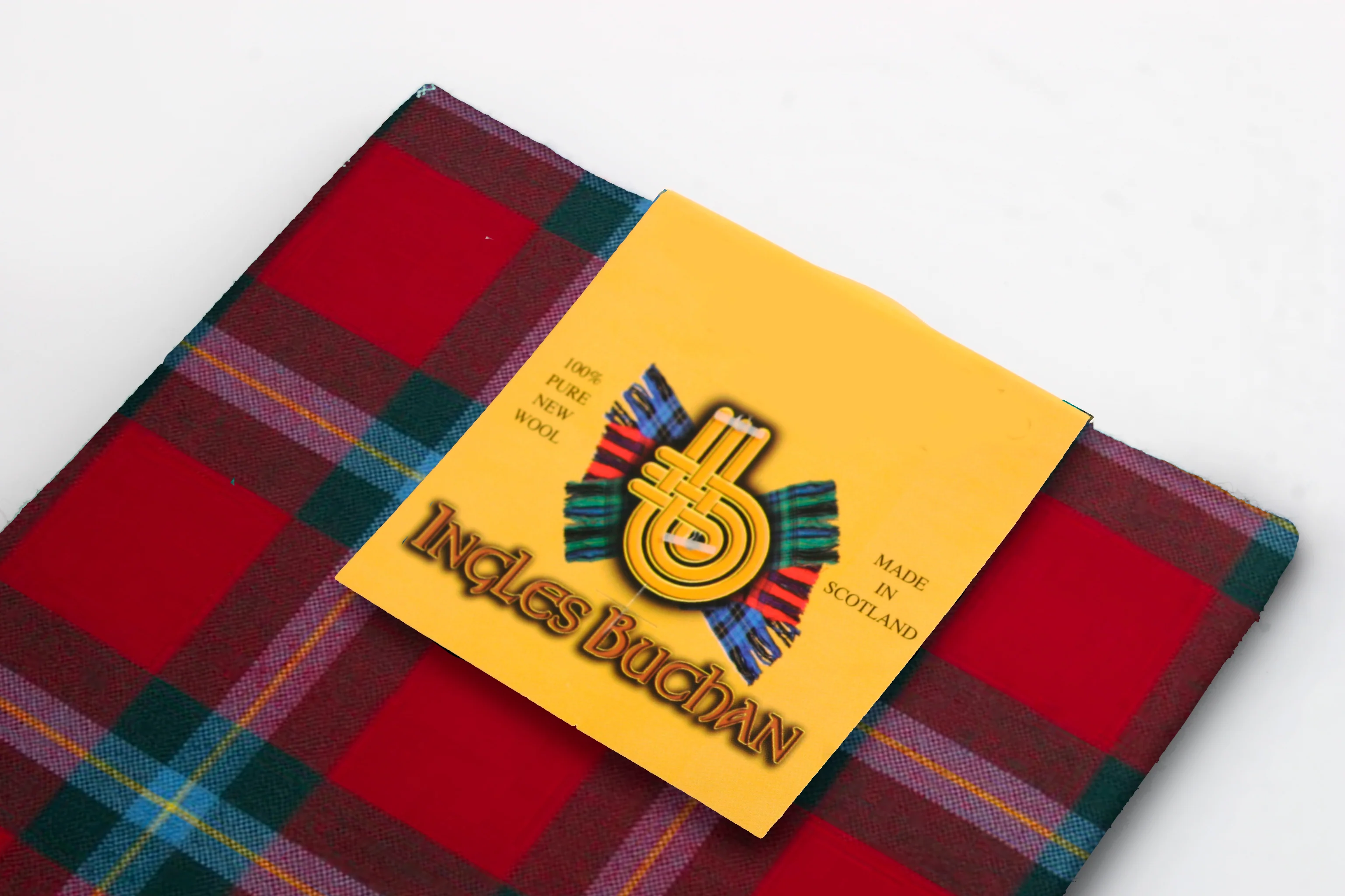 Wool Scarf in MacLaine of Lochbuie Modern Tartan. - Image 2