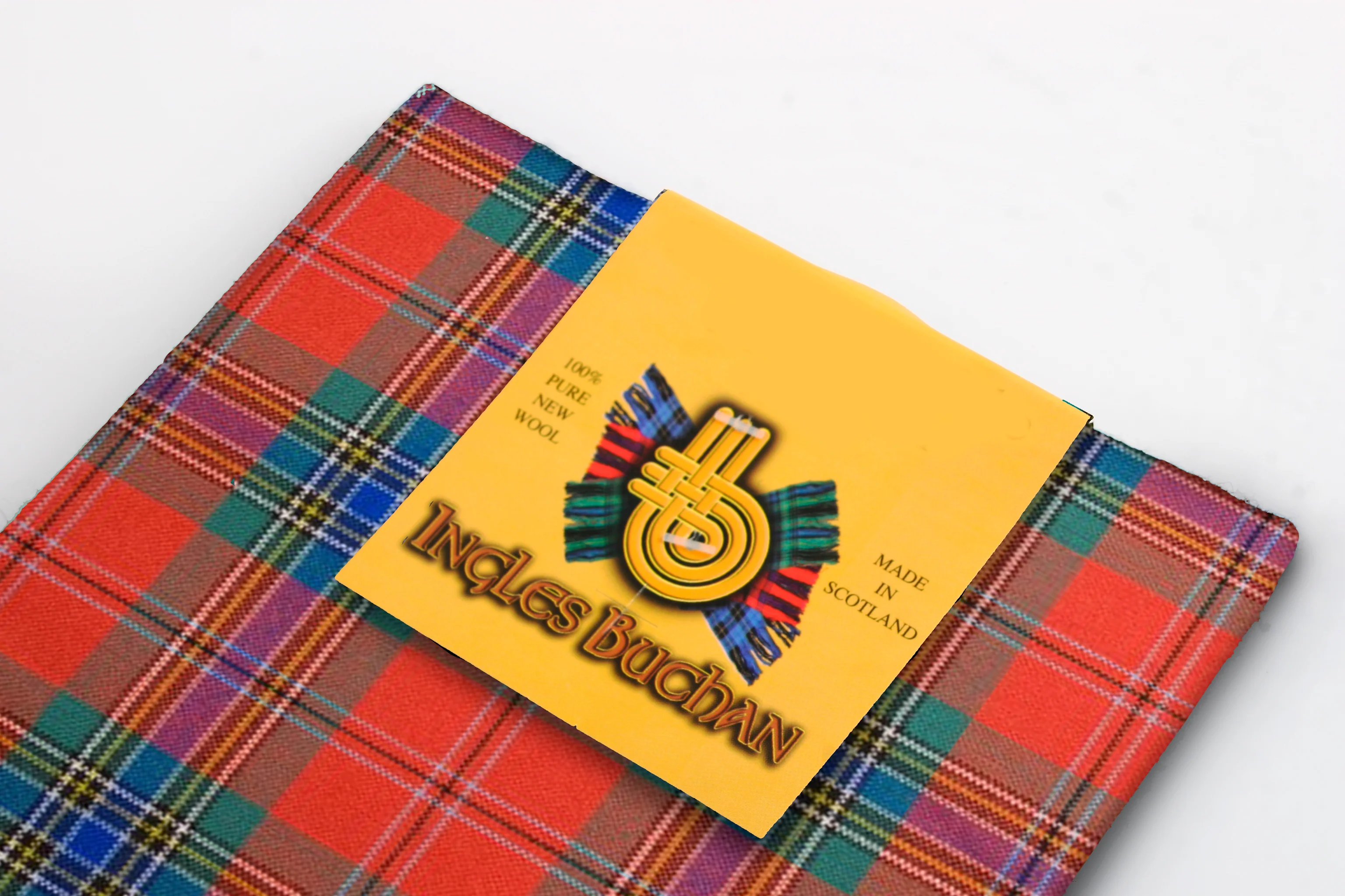 Wool Scarf in MacLean of Duart Ancient Tartan. - Image 2