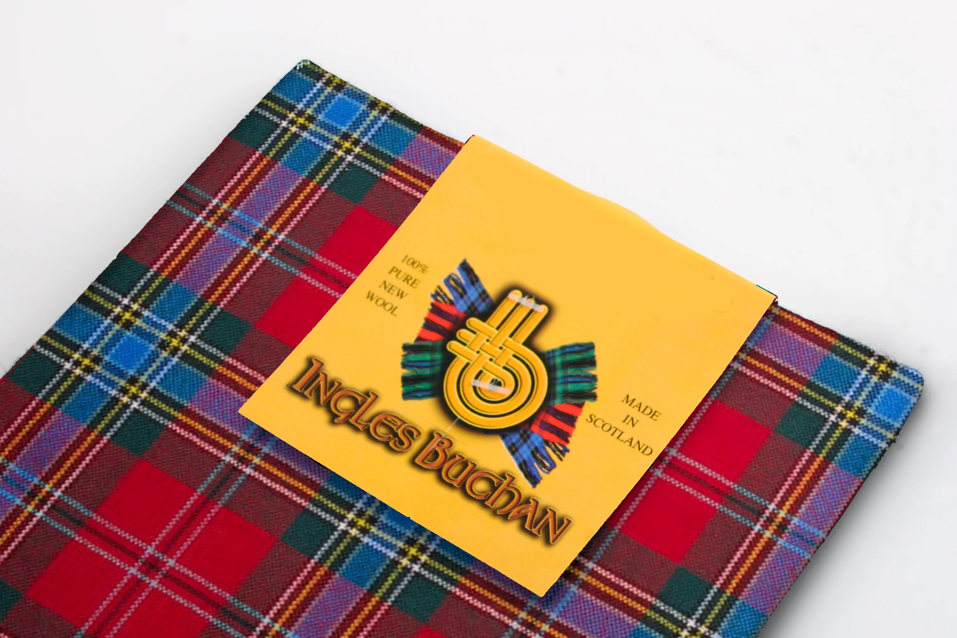 Wool Scarf in MacLean of Duart Modern Tartan - Image 2