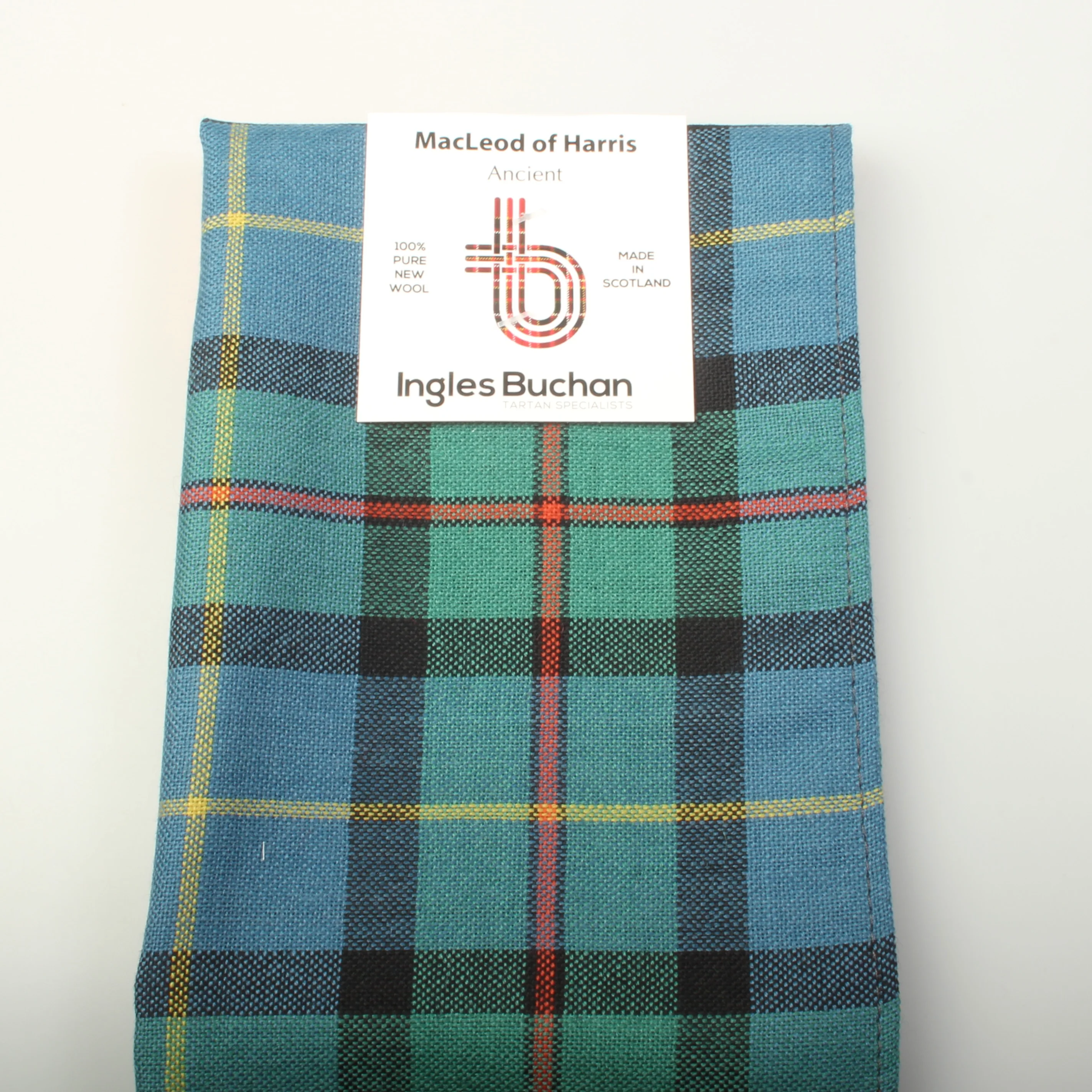 Wool Scarf in MacLeod of Harris Ancient Tartan - Image 5