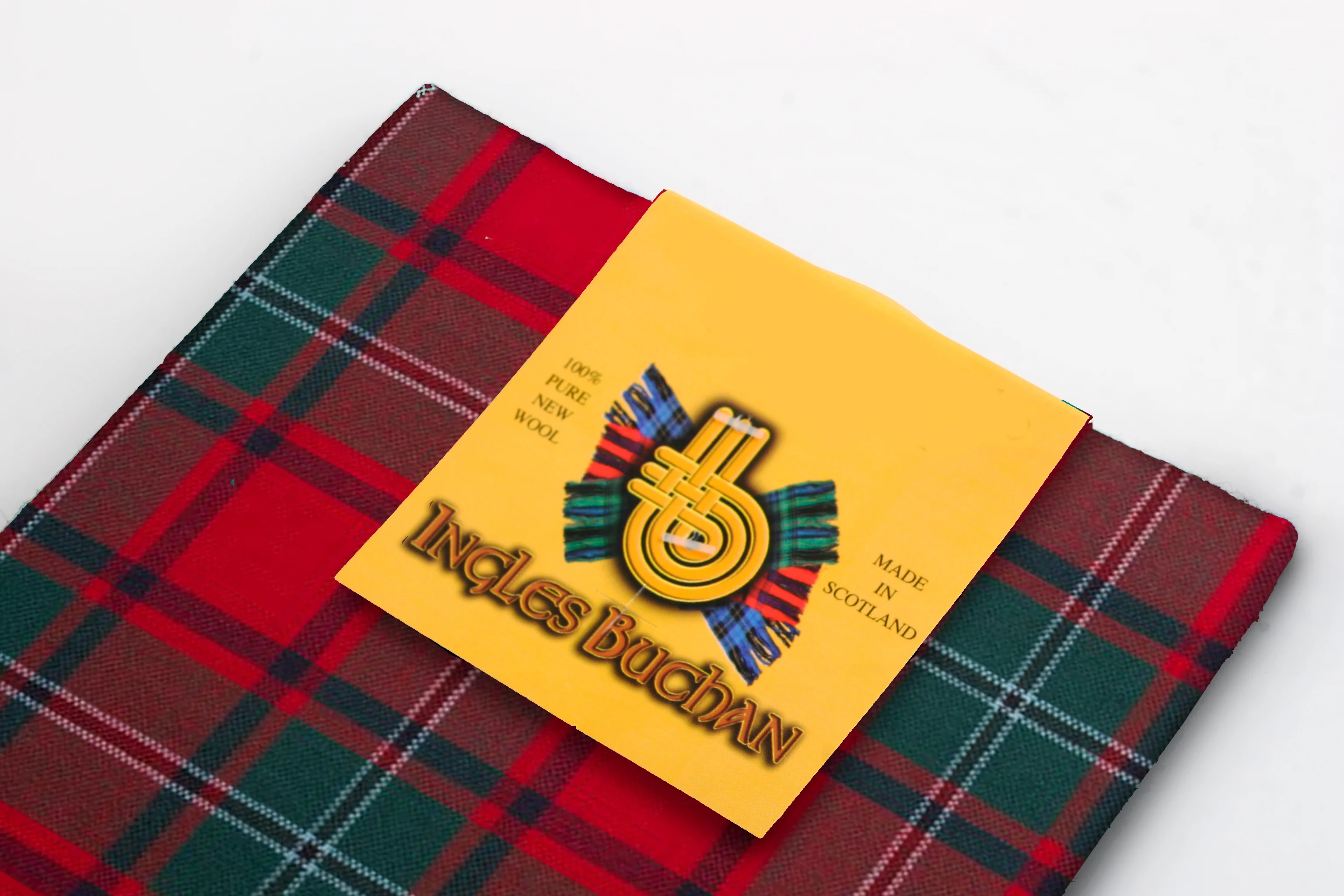 Wool Scarf in MacPhail Modern Tartan - Image 2
