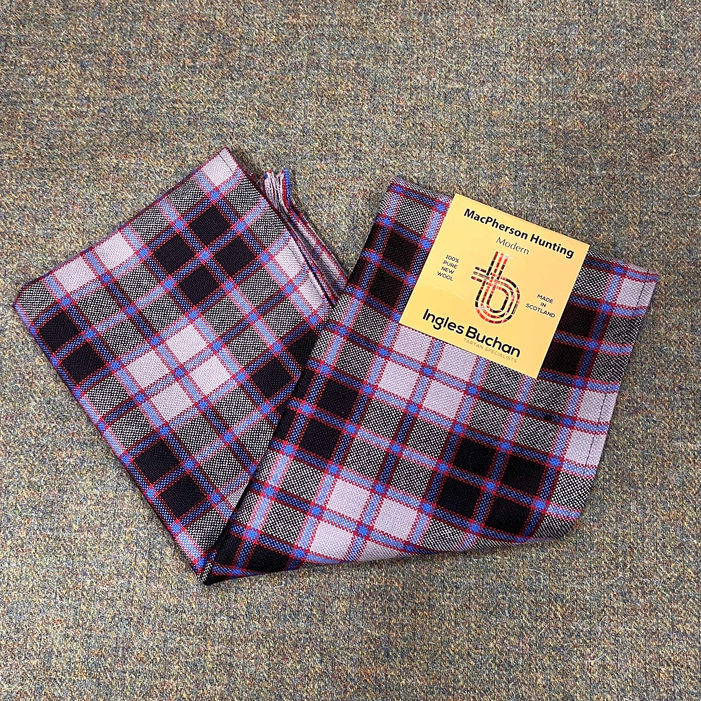 Wool Scarf in MacPherson Hunting Tartan