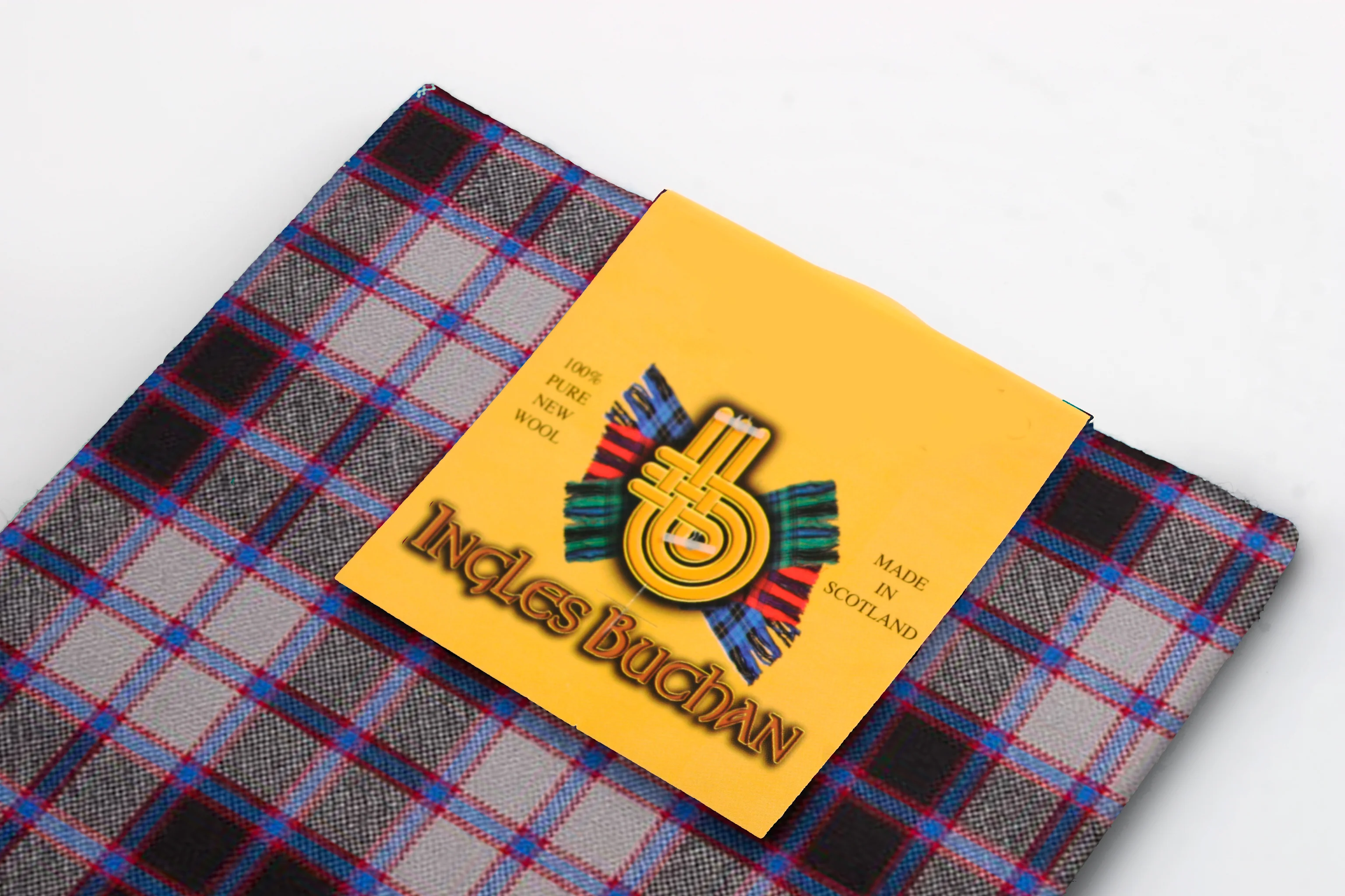 Wool Scarf in MacPherson Hunting Tartan - Image 2