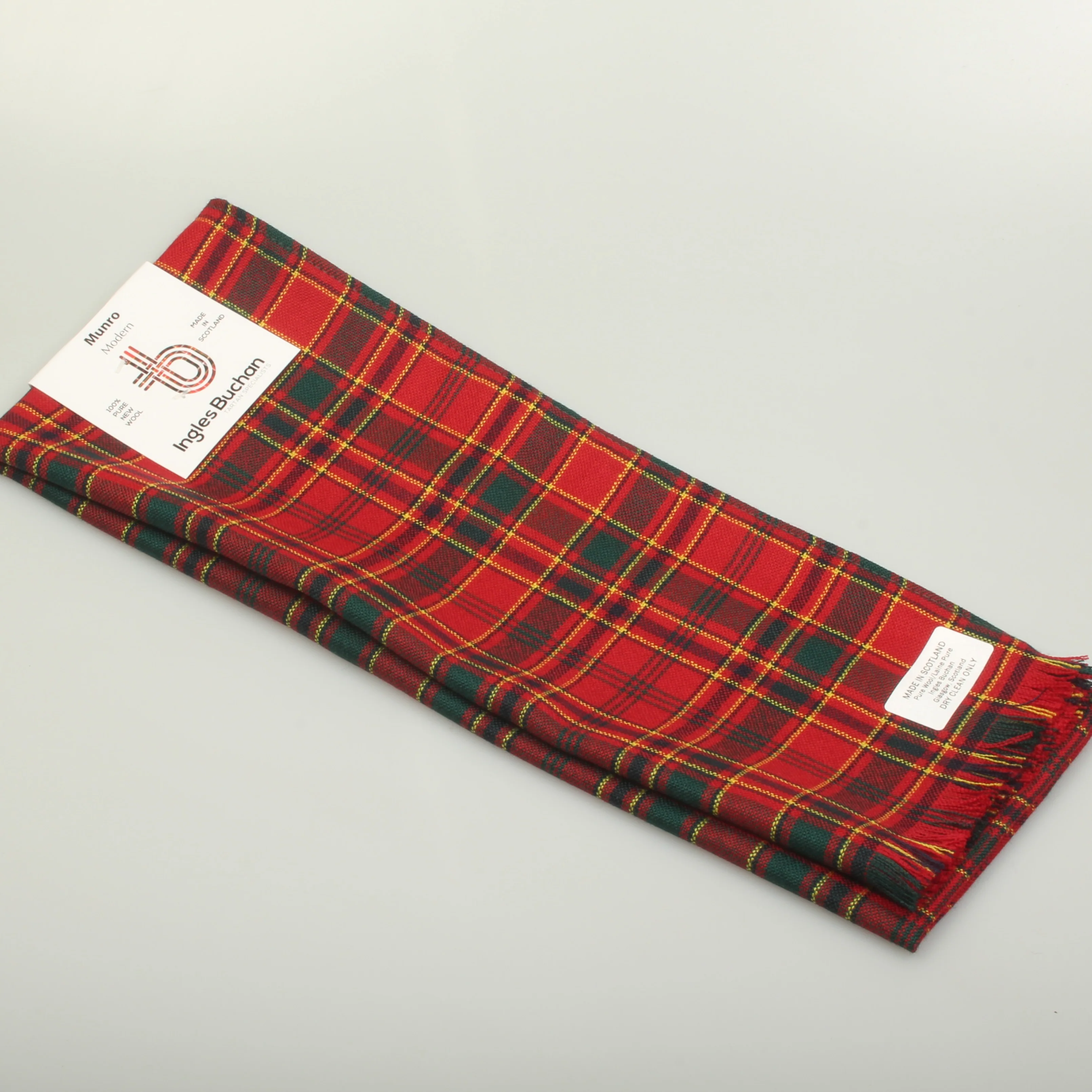 Wool Scarf in Munro Modern Tartan - Image 2