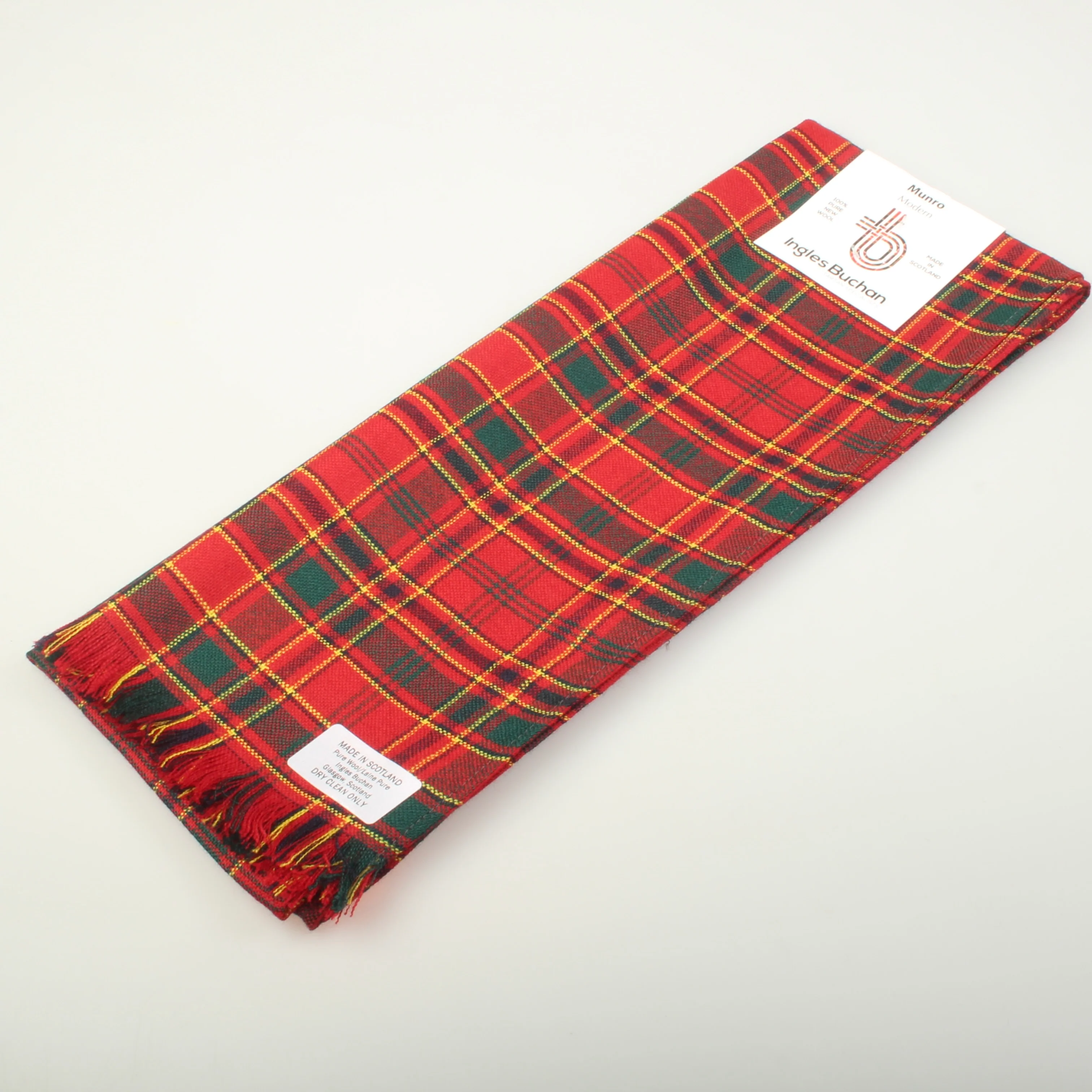 Wool Scarf in Munro Modern Tartan - Image 4