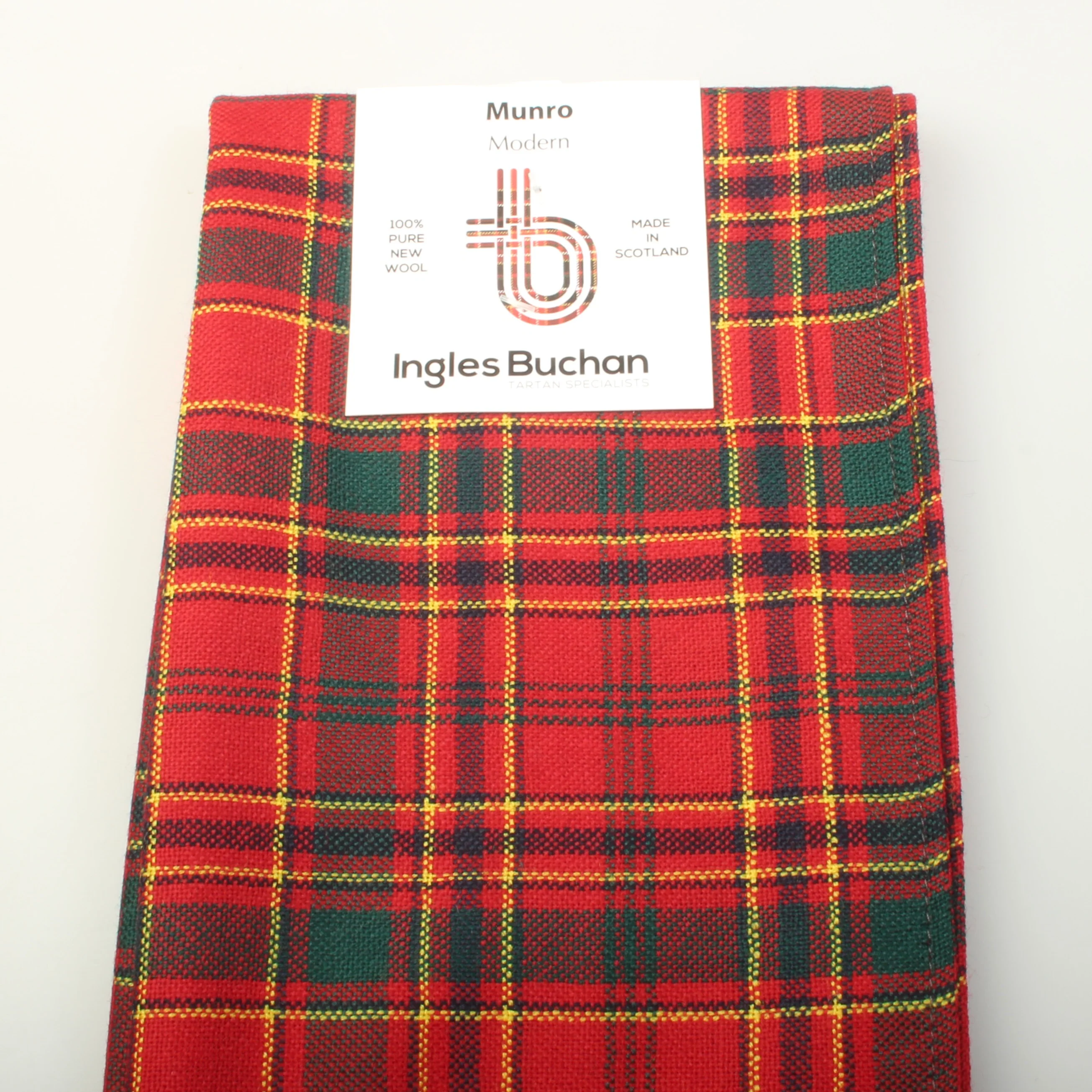 Wool Scarf in Munro Modern Tartan - Image 5