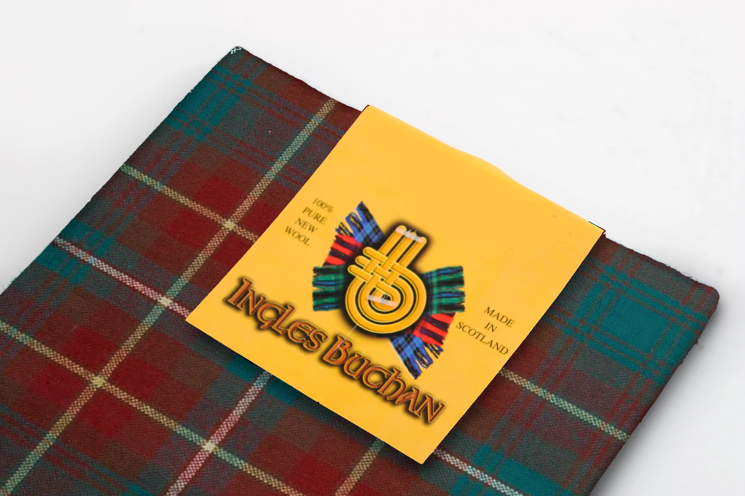 Wool Scarf in Prince Edward Island Tartan - Image 2